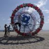 Human-sized hamster wheel